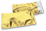 Enveloppes aluminium métallisées colorées - or 114 x 229 mm | PIT Packaging.fr | Paysdesenveloppes
