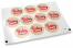Pastilles adhésives thème naissance - babyshower carré | PIT Packaging.fr | Paysdesenveloppes