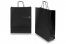 Sacs papier kraft avec anses rondes - noir, 320 x 120 x 410 mm, 100 gr | PIT Packaging.fr | Paysdesenveloppes