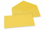 Enveloppes colorées pour cartes de voeux - jaune bouton d'or, 110 x 220 mm | PIT Packaging.fr | Paysdesenveloppes