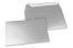 Enveloppes papier colorées - Argent métallisé, 114 x 162 mm | PIT Packaging.fr | Paysdesenveloppes