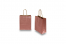 Sacs papier kraft avec anses rondes - rouge métallisé, 180 x 80 x 220 mm, 90 gr | PIT Packaging.fr | Paysdesenveloppes
