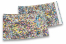 Enveloppes aluminium métallisées colorées - argent holographique 114 x 162 mm | PIT Packaging.fr | Paysdesenveloppes