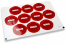 Pastilles adhésives thème amour - sealed | PIT Packaging.fr | Paysdesenveloppes