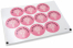 Pastilles adhésives thème communion - mi primera comunión croix rose | PIT Packaging.fr | Paysdesenveloppes