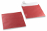 Enveloppes de couleurs nacrées - Rouge, 170 x 170 mm | PIT Packaging.fr | Paysdesenveloppes