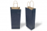 Sacs à vin en papier - bleu foncé | PIT Packaging.fr | Paysdesenveloppes