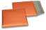 Enveloppes à bulles ECO métallisées mat colorées - orange 165 x 165 mm | PIT Packaging.fr | Paysdesenveloppes