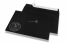 Enveloppes colorées pour Noël - Noir, avec bonhomme de neige | PIT Packaging.fr | Paysdesenveloppes