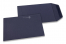 Pochettes en papier kraft couleur - Bleu foncé, 85 x 125 mm | PIT Packaging.fr | Paysdesenveloppes