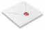 Sceaux en cire - Coeur sur l'enveloppe | PIT Packaging.fr | Paysdesenveloppes
