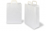 Sacs papier kraft avec anses plates - blanc, 320 x 140 x 420 mm | PIT Packaging.fr | Paysdesenveloppes