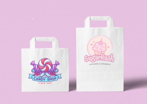 Sacs papier kraft avec anses plates | PIT Packaging.fr | Paysdesenveloppes