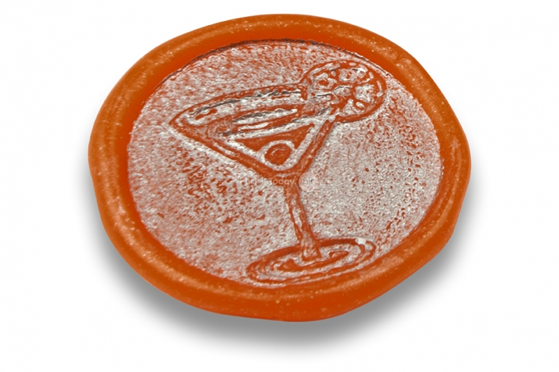 Sceaux en cire - Verre à Cocktail