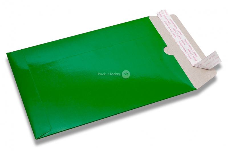 Enveloppes carton brillant - Vert