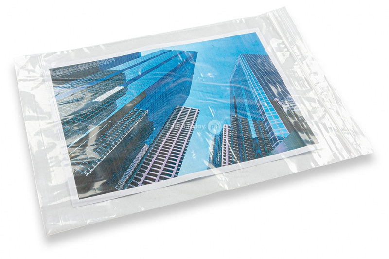 Sachets plastique zip - transparent (illustration avec contenu)