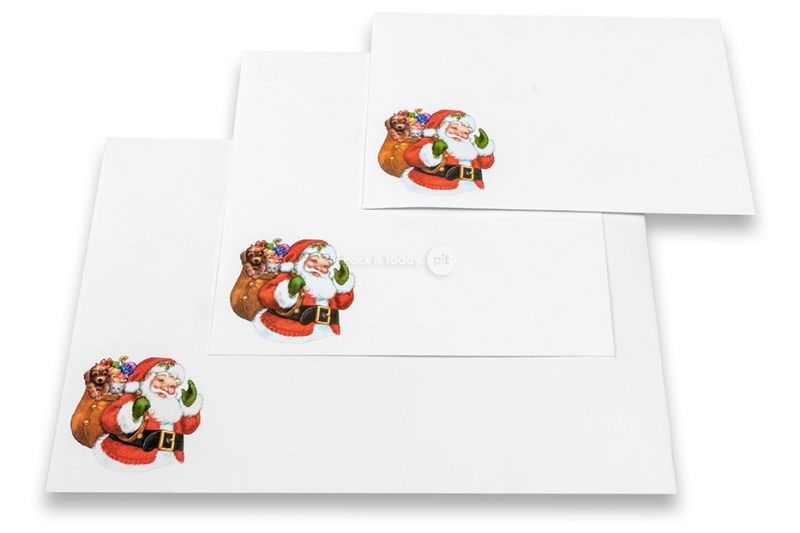 Enveloppes de Noël - Père Noël