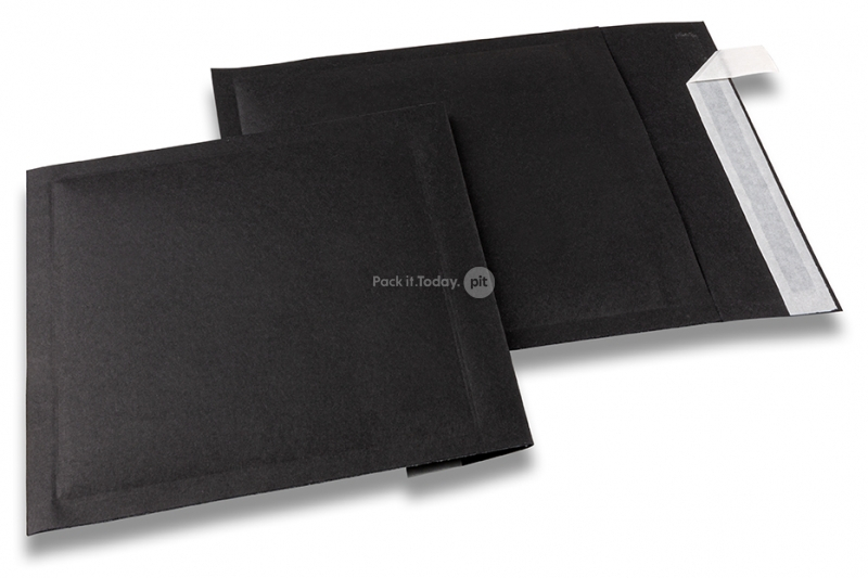 Enveloppes à bulles noires - 165 x 165 mm, 160 gr