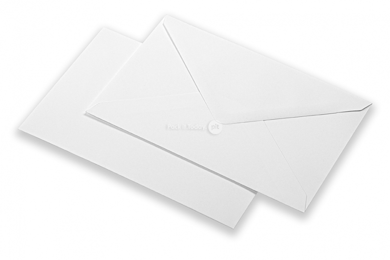 Enveloppes blanches pour cartes de voeux