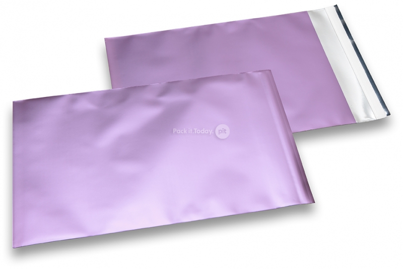 Enveloppes aluminium métallisées mat - lila 230 x 320 mm