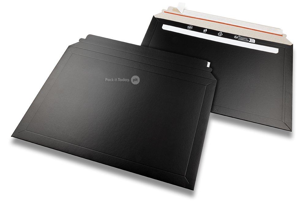 Enveloppes carton noir - 250 x 353 mm