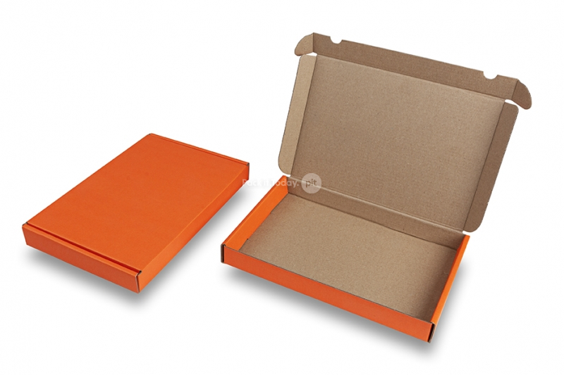 Boîte postale pliante extra-plate - orange