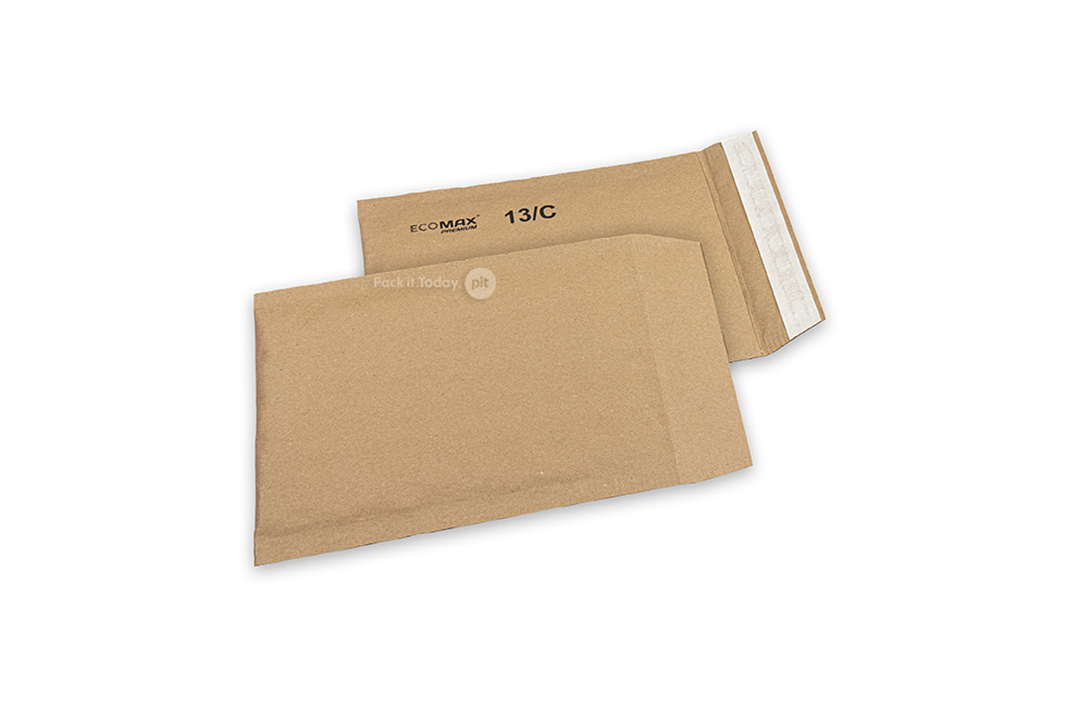 Enveloppes à bulles en papier Ecomax - 150 x 215 mm, 13/C, marron
