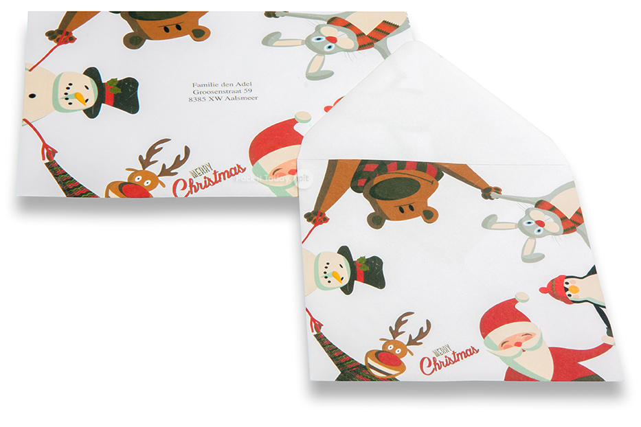 Enveloppes de Noël - Figurines